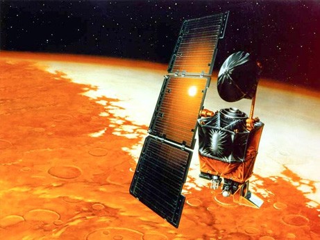 火星探査機の想像図