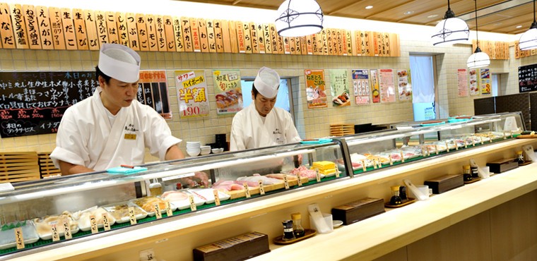 立喰い寿司「魚がし日本一」