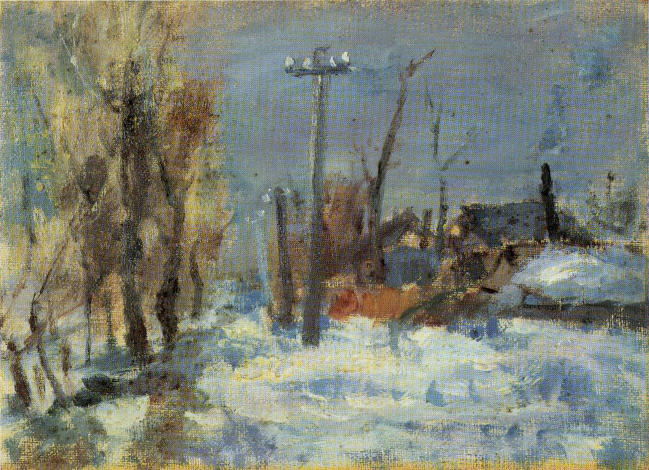 『残雪風景』（1927年）